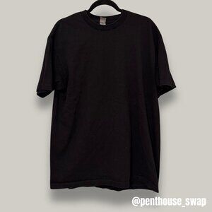 Basics Black Heavyweight T-Shirt, Size XL